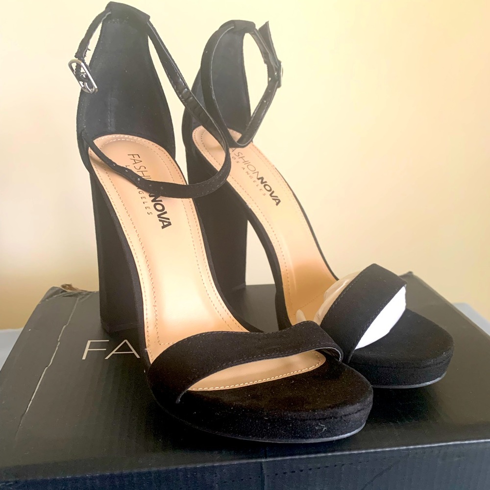 Sold. Your Biggest Fan Heels Fashion Nova Size 8